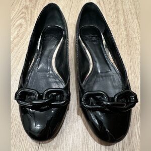 Burberry patent leather black ballet flats, 37 (7)